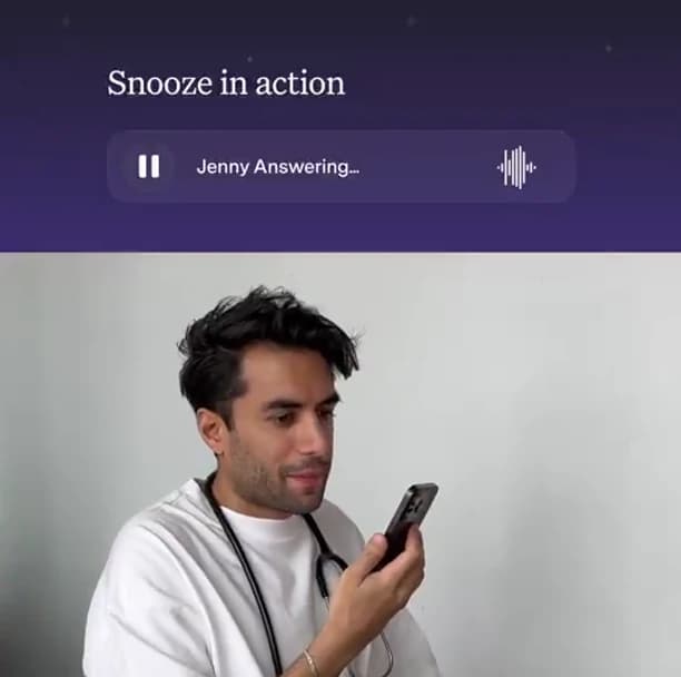Snooze in action