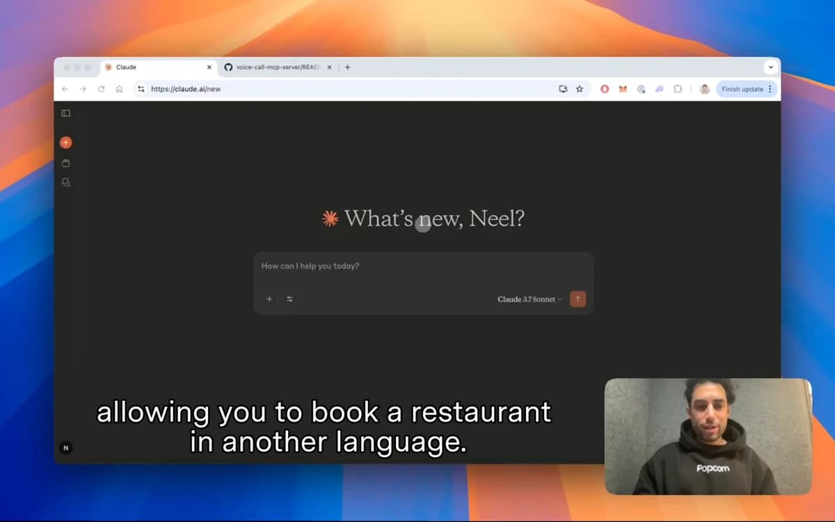 Voice call MCP server demo